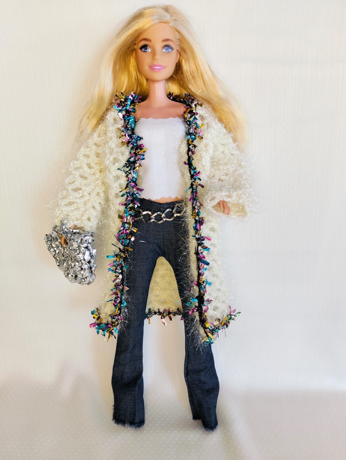 Zincir Detaylı Oyuncak Bebek Jean / Jean with chain detail