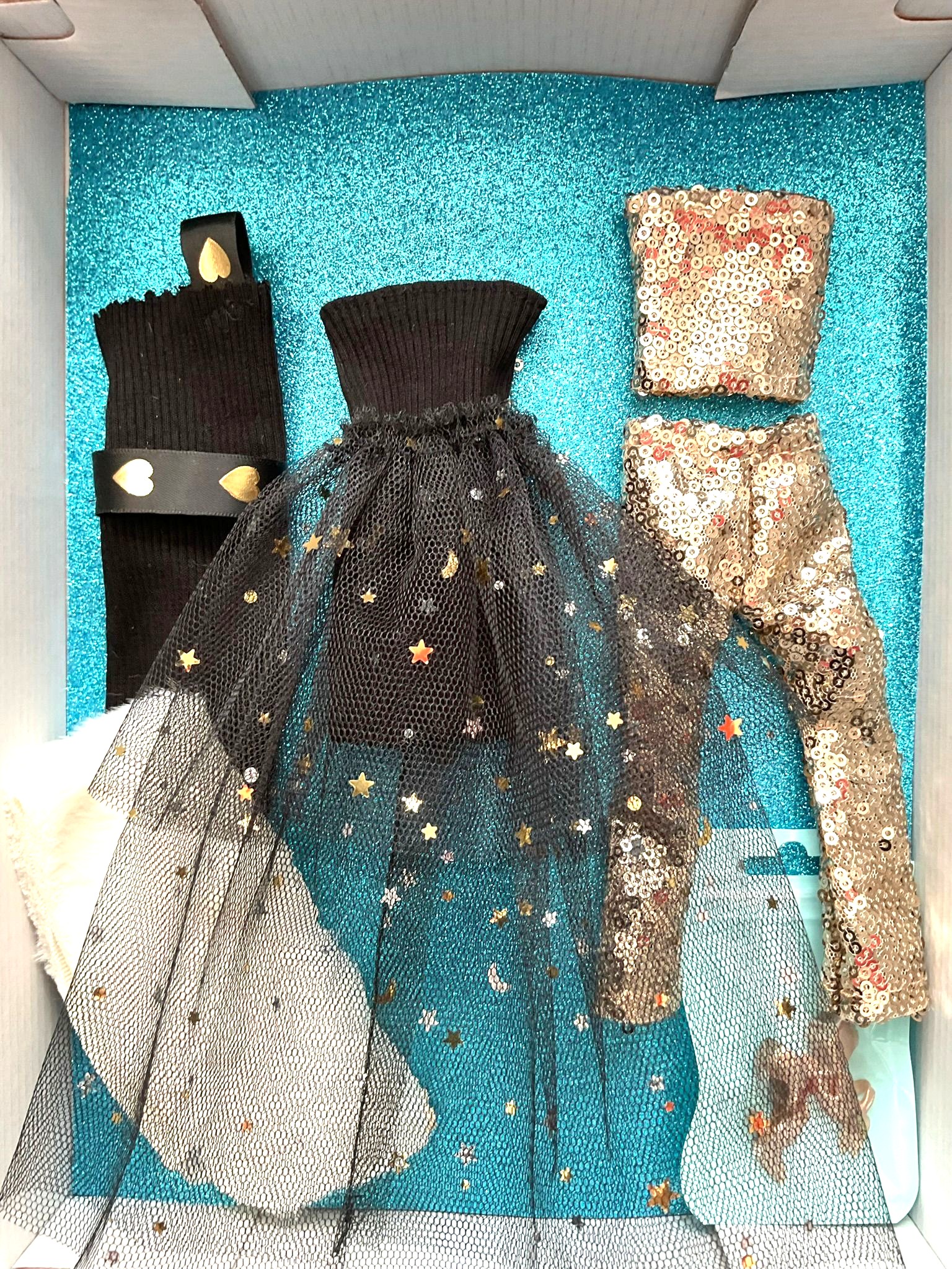 Mia Siyah Gold 3 lü Kombin Set