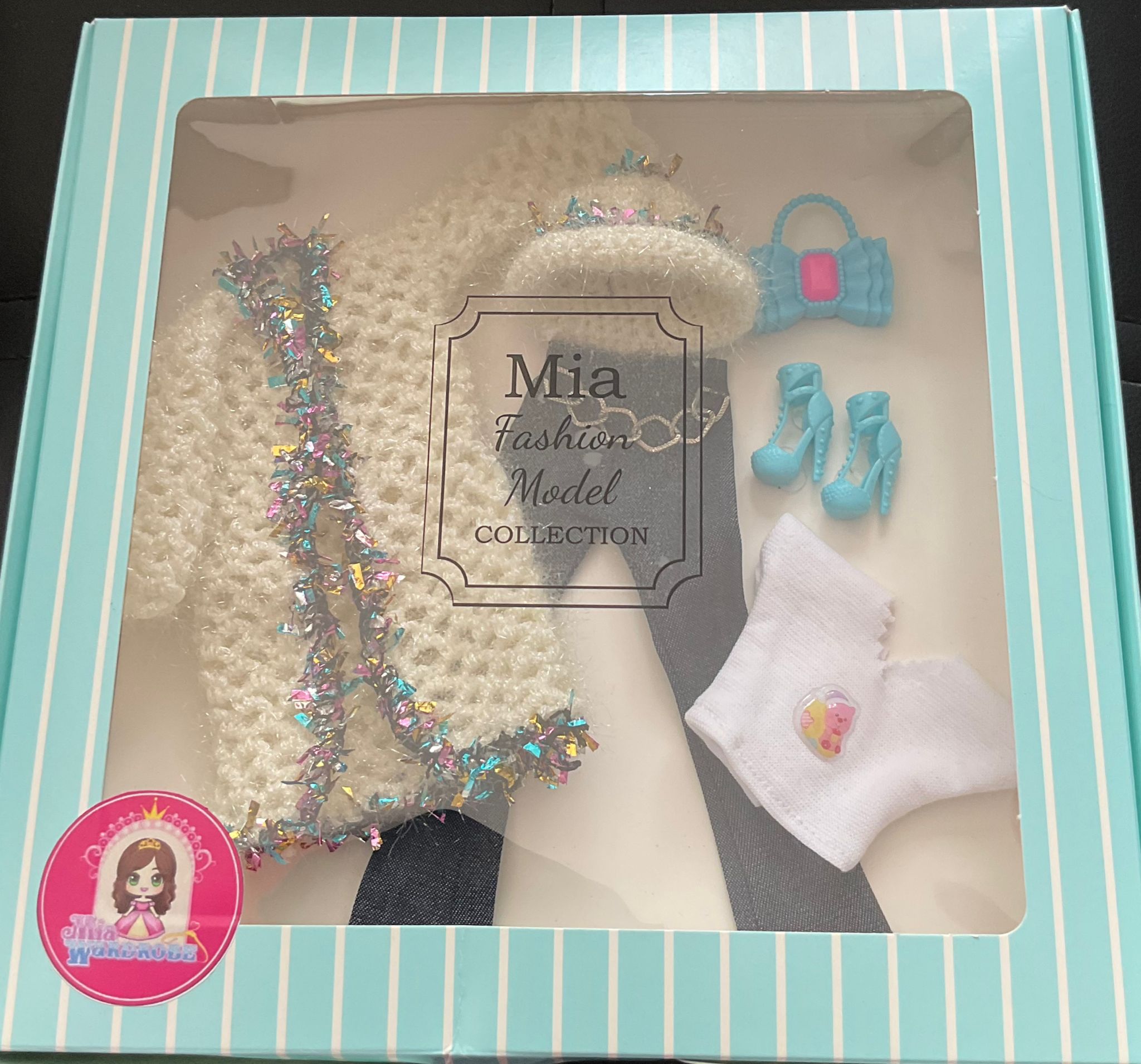 Mıa Oyuncak Bebek Hırka Ve Jean Set