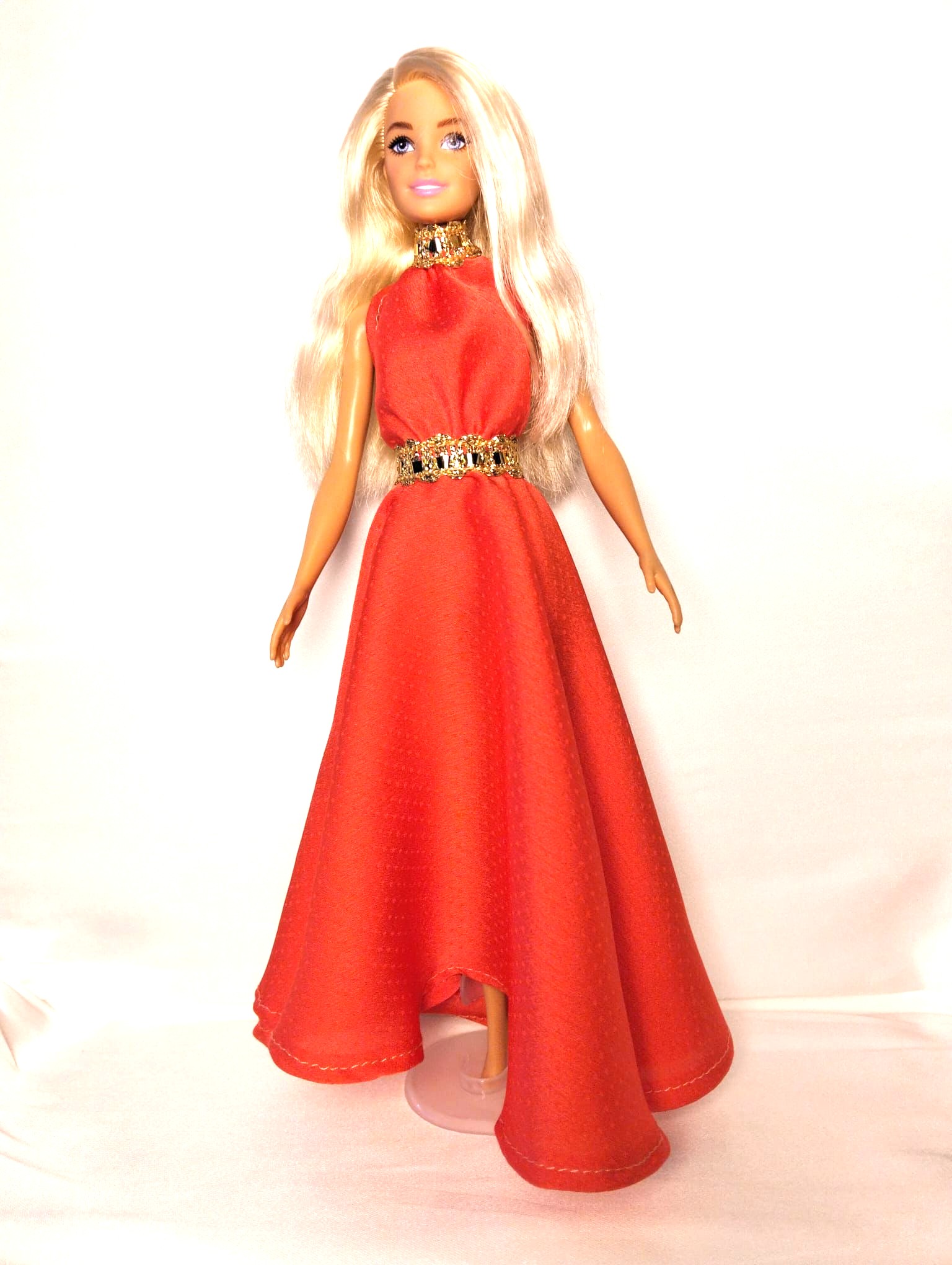 Mia - Nar Çiçeği Oyuncak Bebek Elbisesi