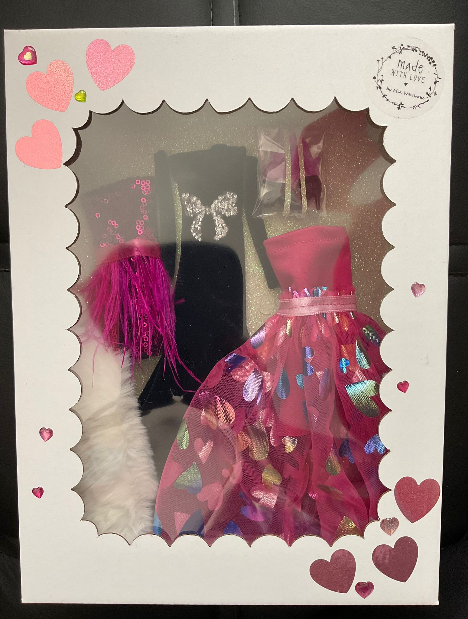 Mia Pembe 3'lü Kombin Set