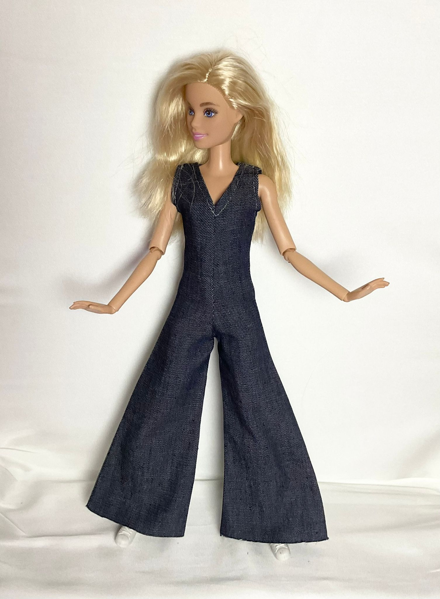  Jean Oyuncak Bebek Tulumu