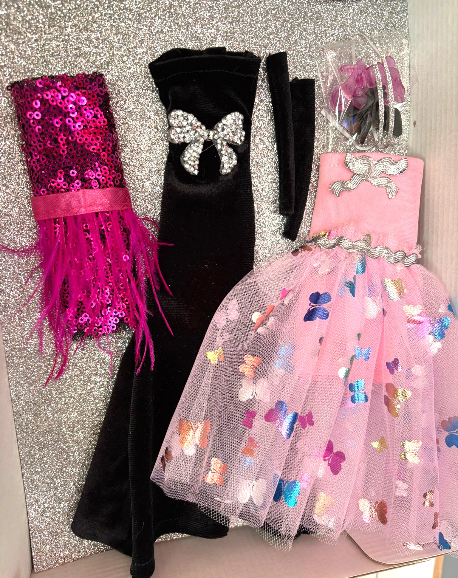 MIA WARDROBE FİYONK DETAYLI SİYAH MİNİ STRAPLEZ ELBİSE - Mini strapless dress with bow detail