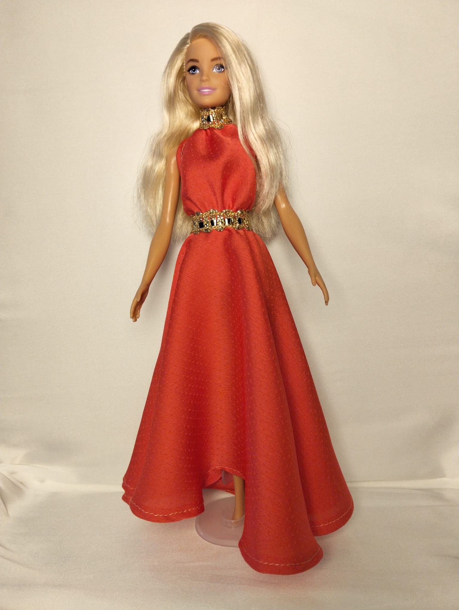 Mia - Nar Çiçeği Oyuncak Bebek Elbisesi