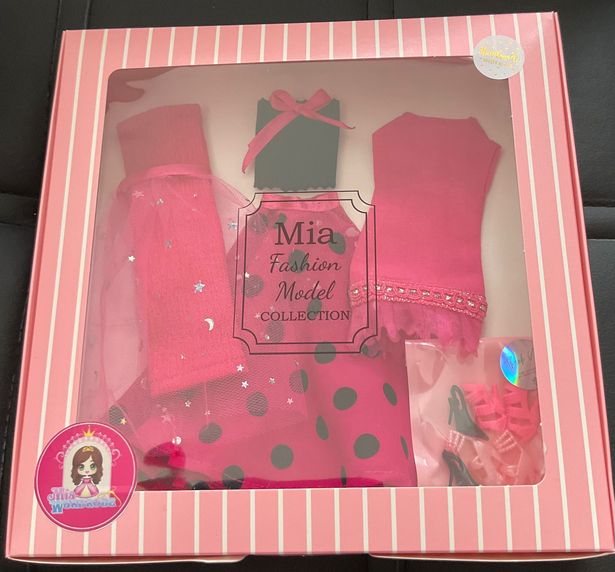 Mıa Oyuncak Bebek Kıyafeti Pınko 3’lü Set